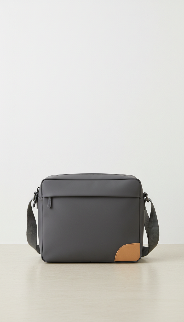 Water-Resistant Minimalist Messenger Bag