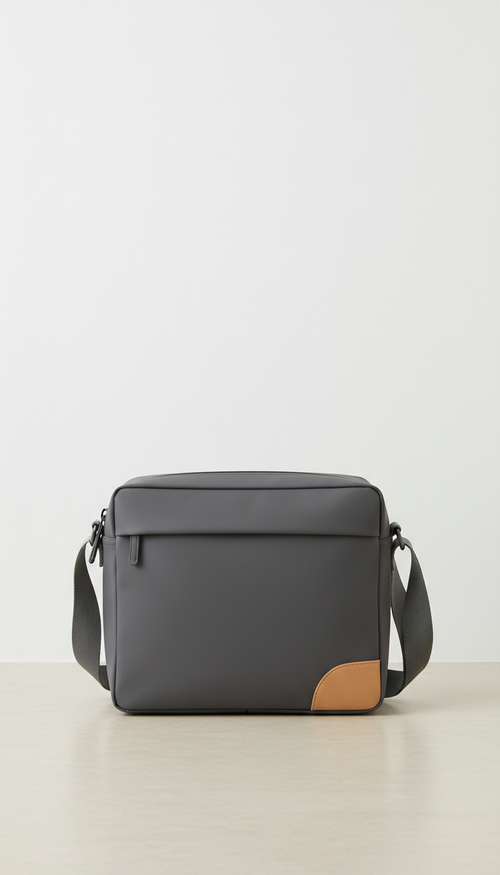 Water-Resistant Minimalist Messenger Bag